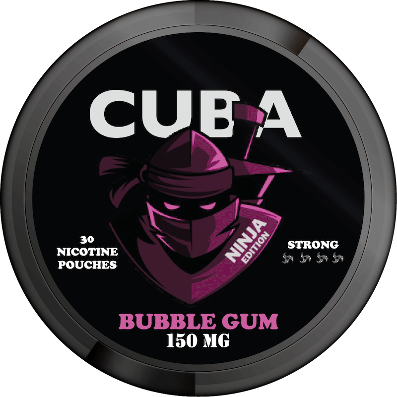 Снюс куба ninja bubble gum 150 mg